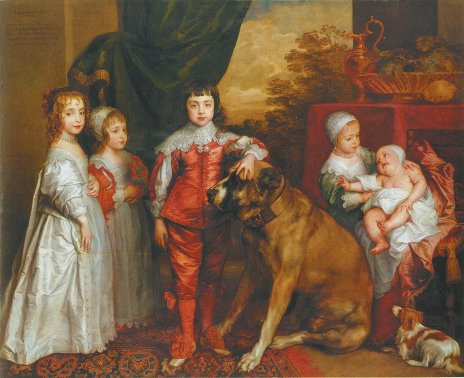 Anthony van Dyck: The Five Eldest Children of Charles I, 1637; from Francis Haskell’s The King’s Pictures, reviewed by Charles Hope in this issue 