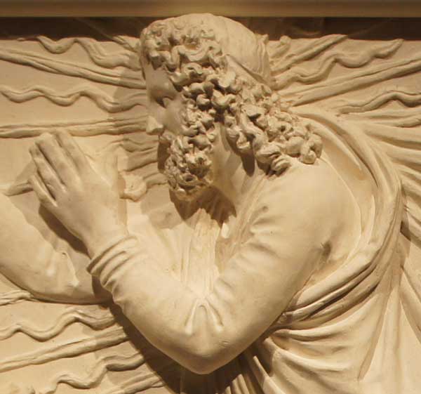 Antonio Canova: The Creation of Adam (detail)
