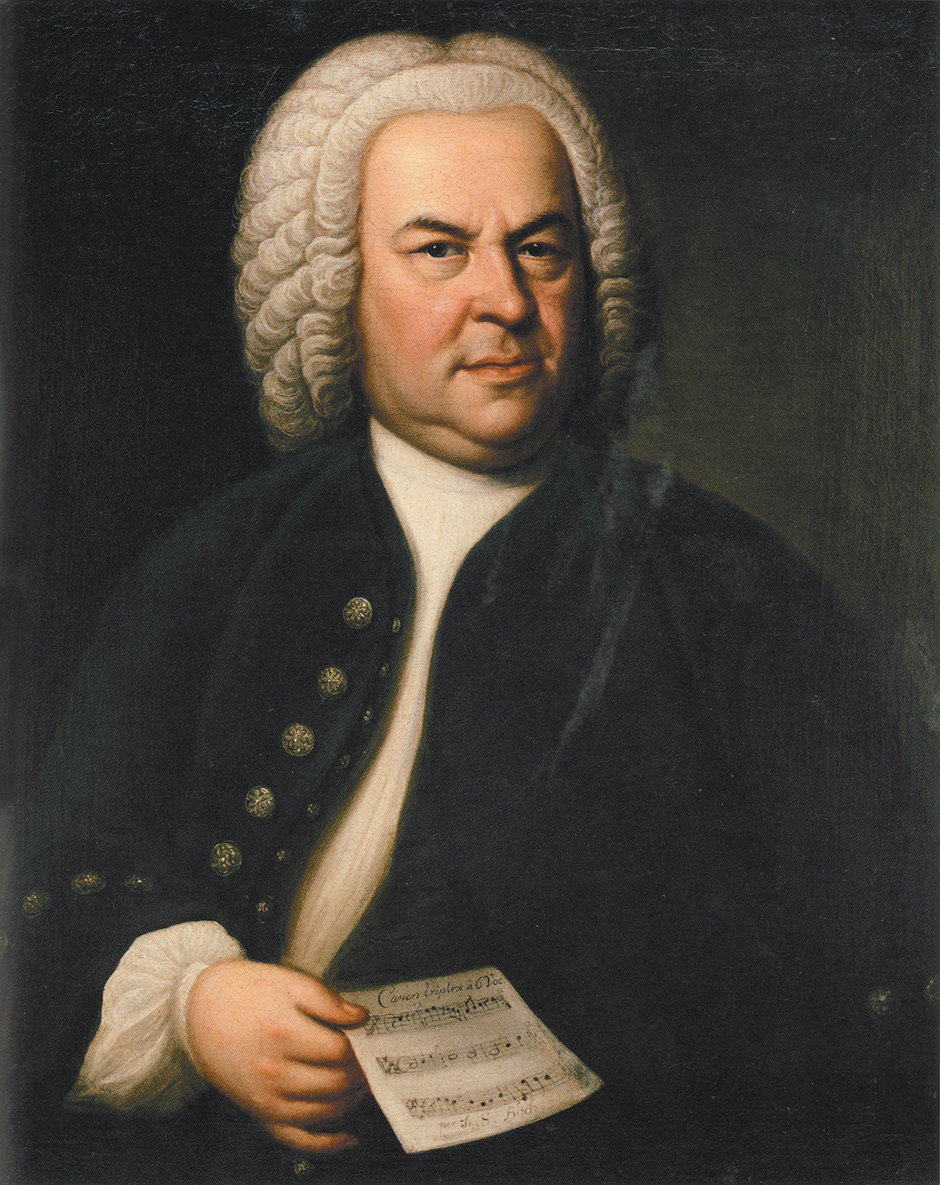 Johann Sebastian Bach; painting by Elias Gottlob Haussmann, 1748