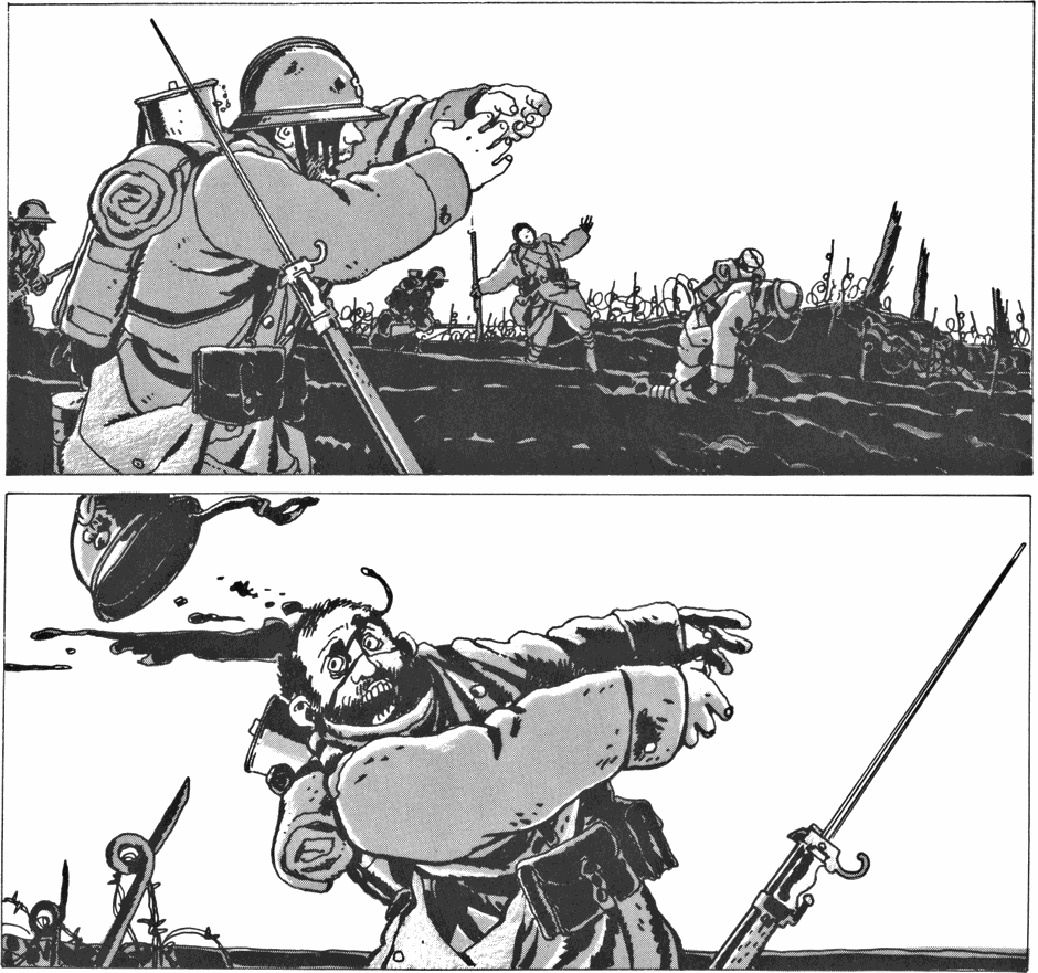 A failed infantry charge in Jacques Tardi's It Was the War of the Trenches