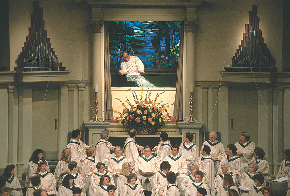 First Baptist Church, Waco, Texas, 1990; photograph by Hiroji Kubota