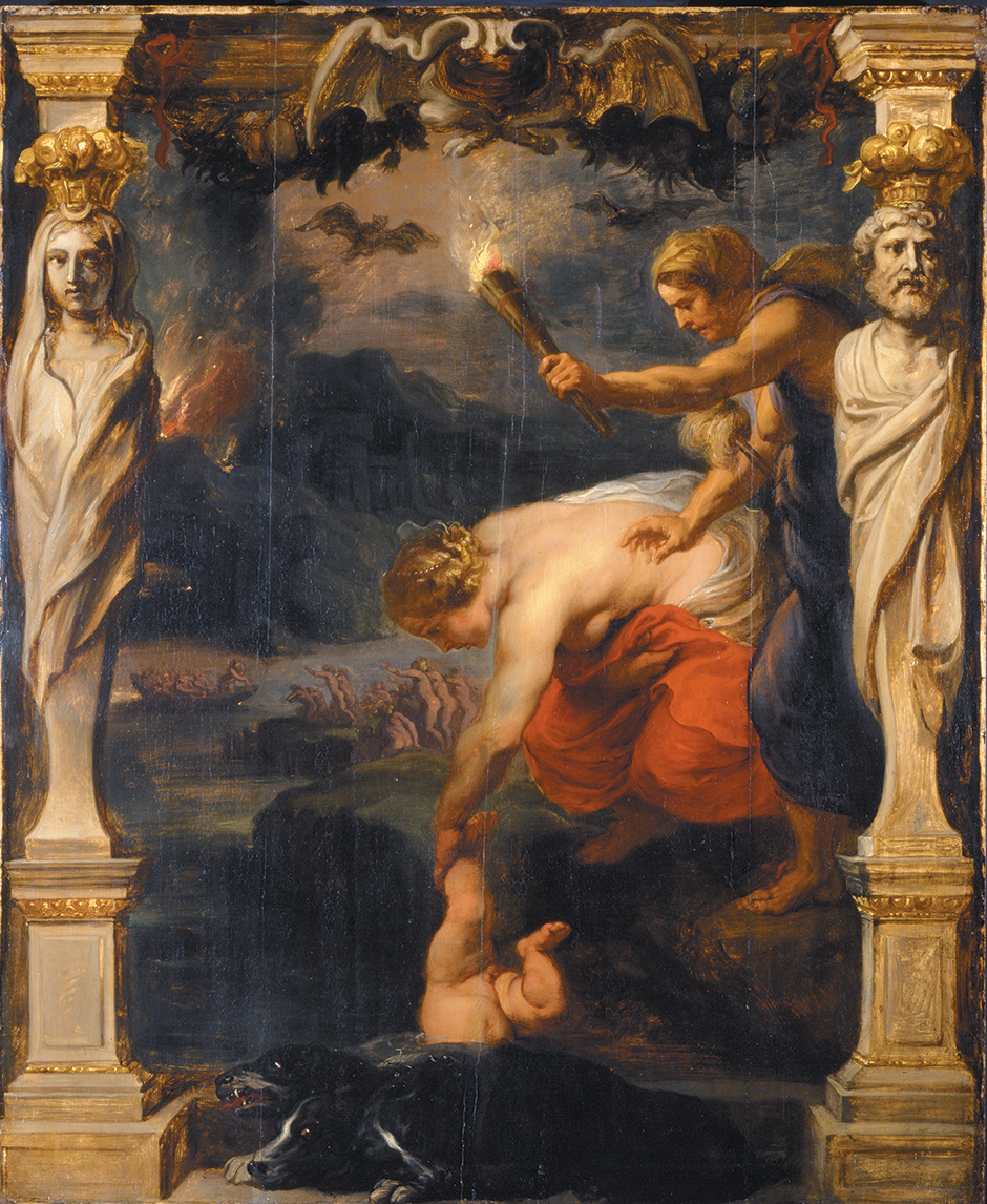 Peter Paul Rubens: Achilles Dipped into the River Styx, circa 1630–1635