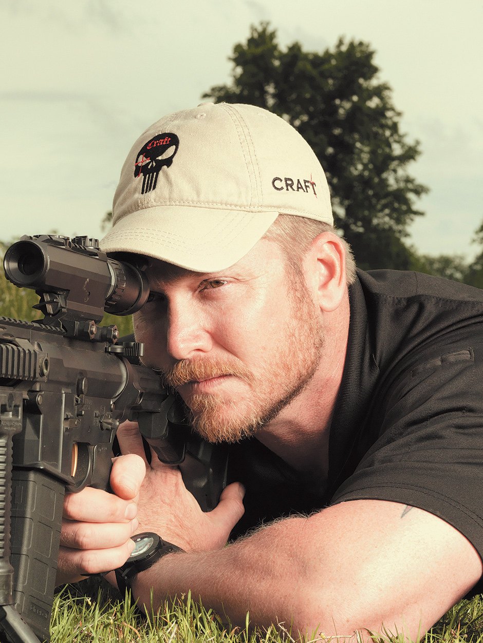 Former Navy SEAL and expert sniper Chris Kyle, Dallas, Texas, April 2012