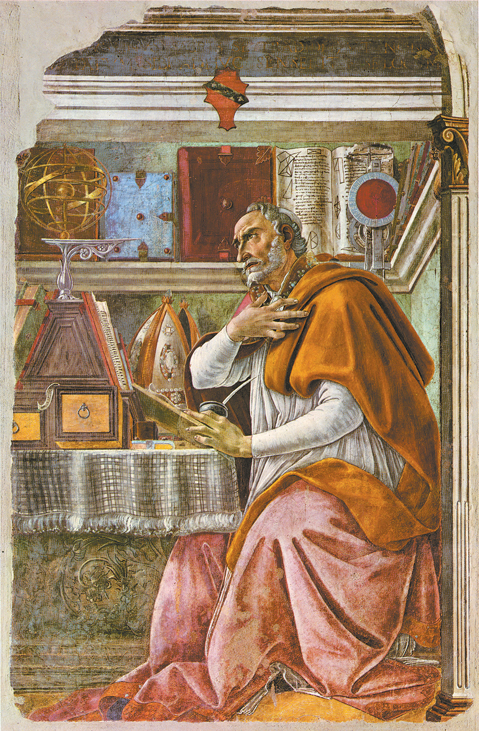 Sandro Botticelli: Saint Augustine in His Study, 1480