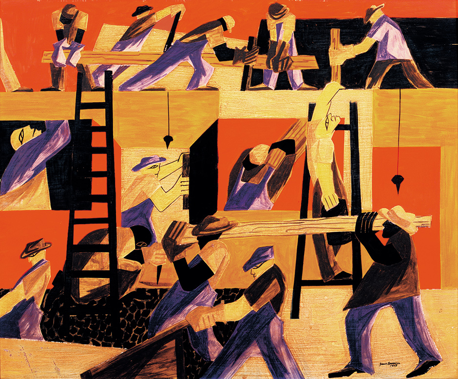 Jacob Lawrence: The Builders, 1947