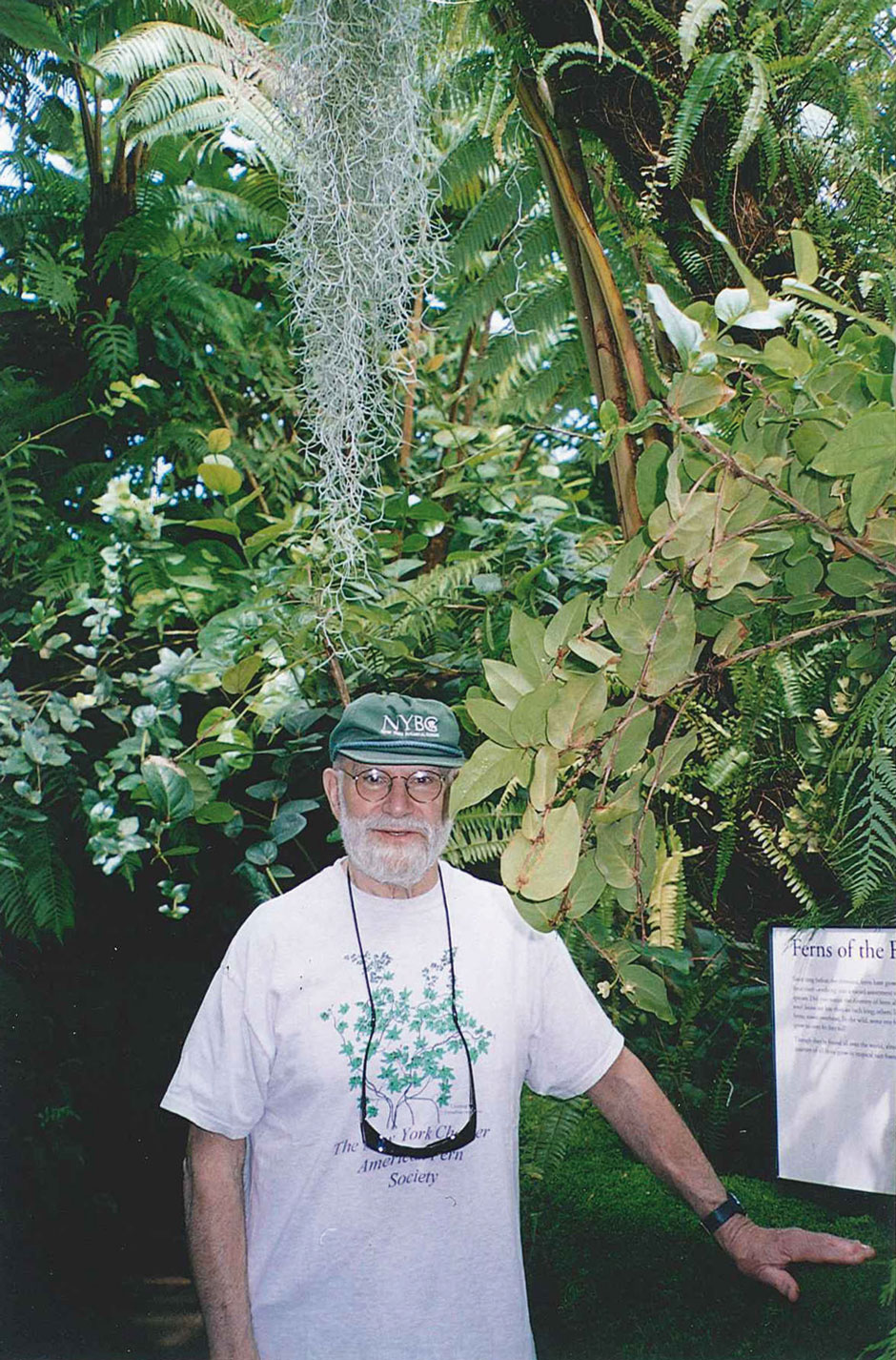 Oliver Sacks, New York Botanical Garden