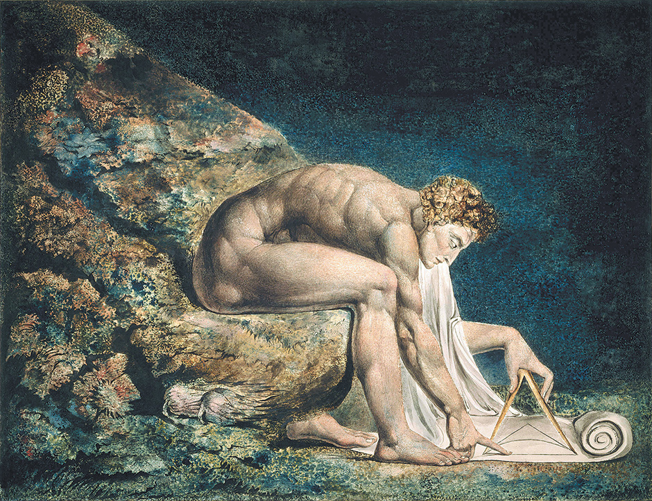 William Blake: Newton, 1795–circa 1805