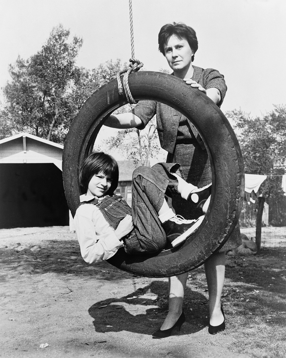 Harper Lee with Mary Badham, who played Scout in the 1962 film of To Kill a Mockingbird