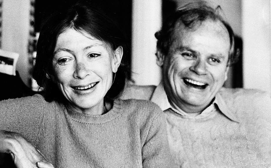 Joan Didion and John Gregory Dunne, Malibu, California, 1977