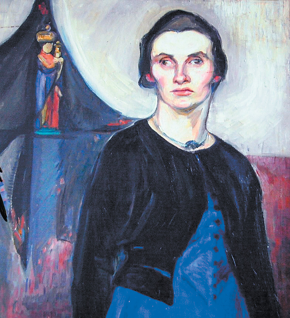 Regina Ullmann; painting by Lou Albert-Lasard, 1915
