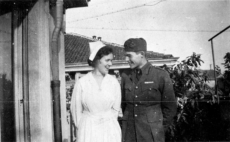 Ernest Hemingway and Agnes von Kurowsky, the American nurse who was the inspiration for the character of Catherine Barkley in A Farewell to Arms, Milan, 1918