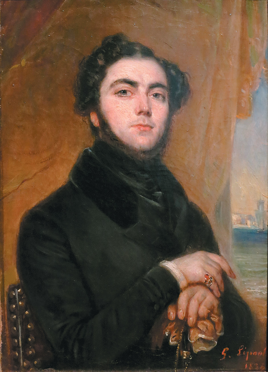 Eugène Sue; portrait by François Gabriel Guillaume Lépaulle, 1837