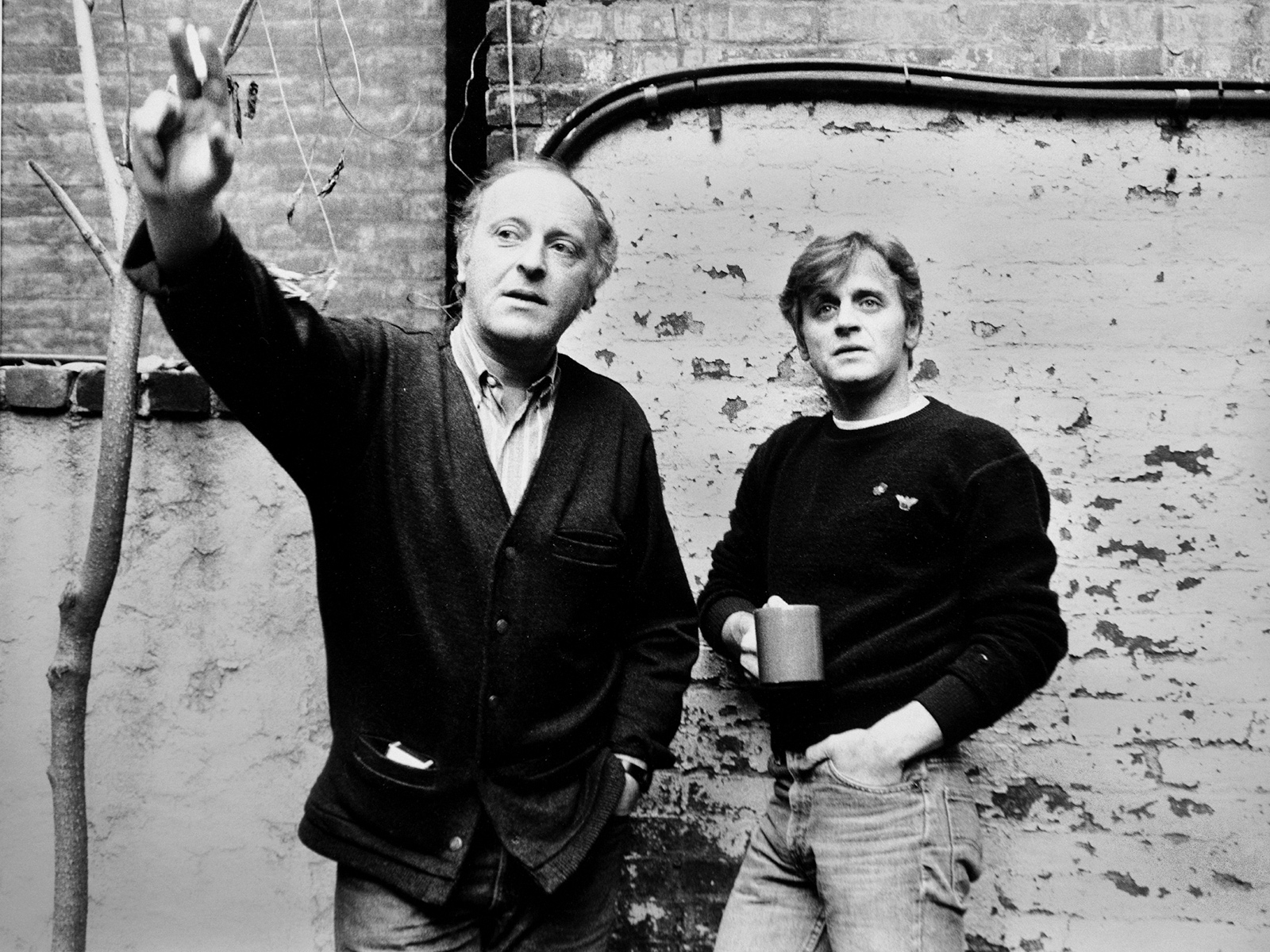 Joseph Brodsky and Mikhail Baryshnikov, New York City, 1985