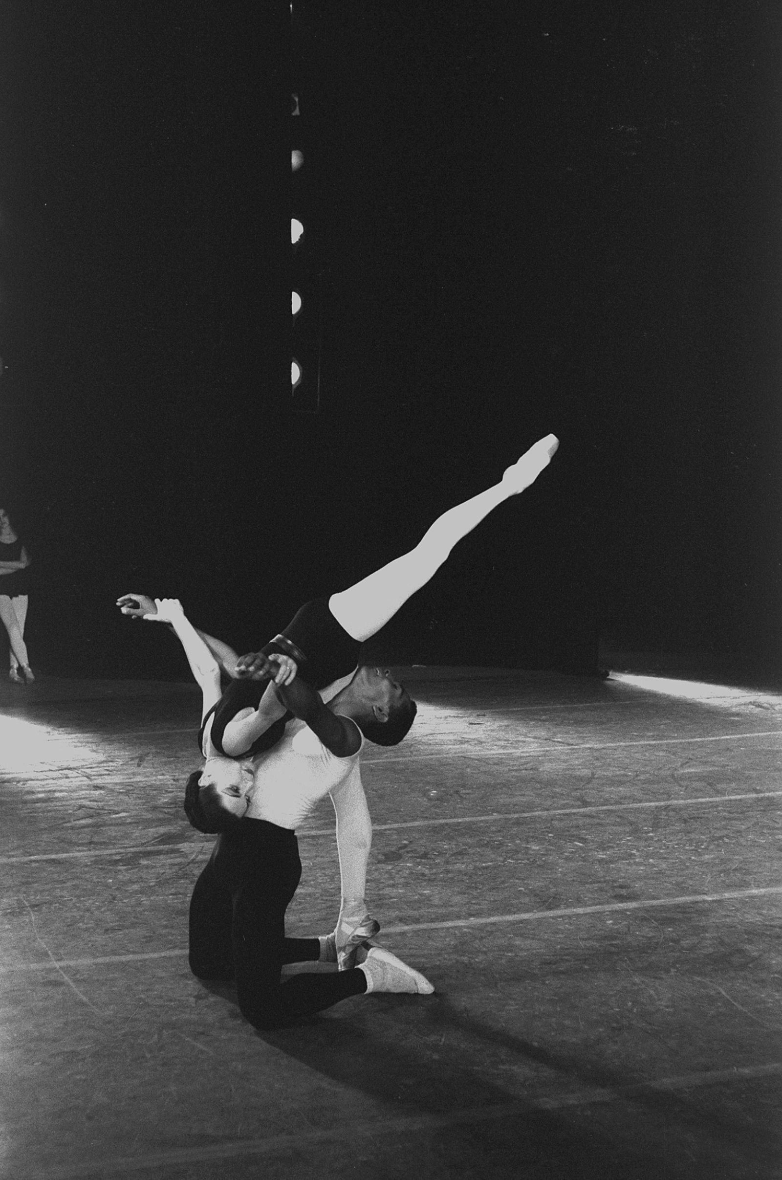 Diana Adams and Arthur Mitchell in a production of Agon by the New York City Ballet, 1963
