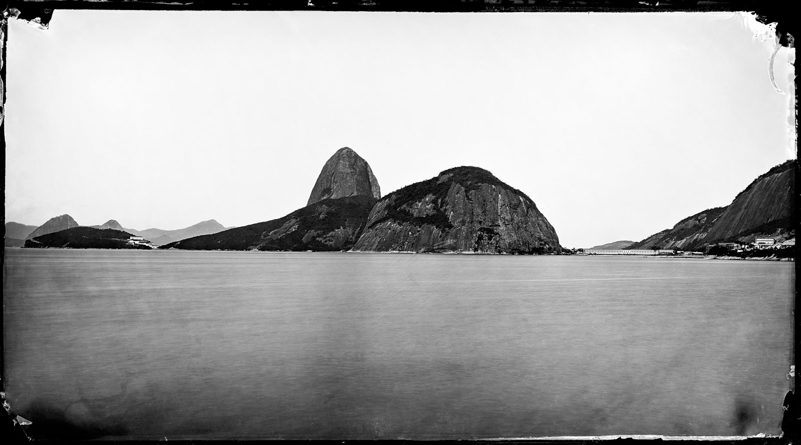Sugarloaf Mountain viewed from Botafogo Beach, circa 1900