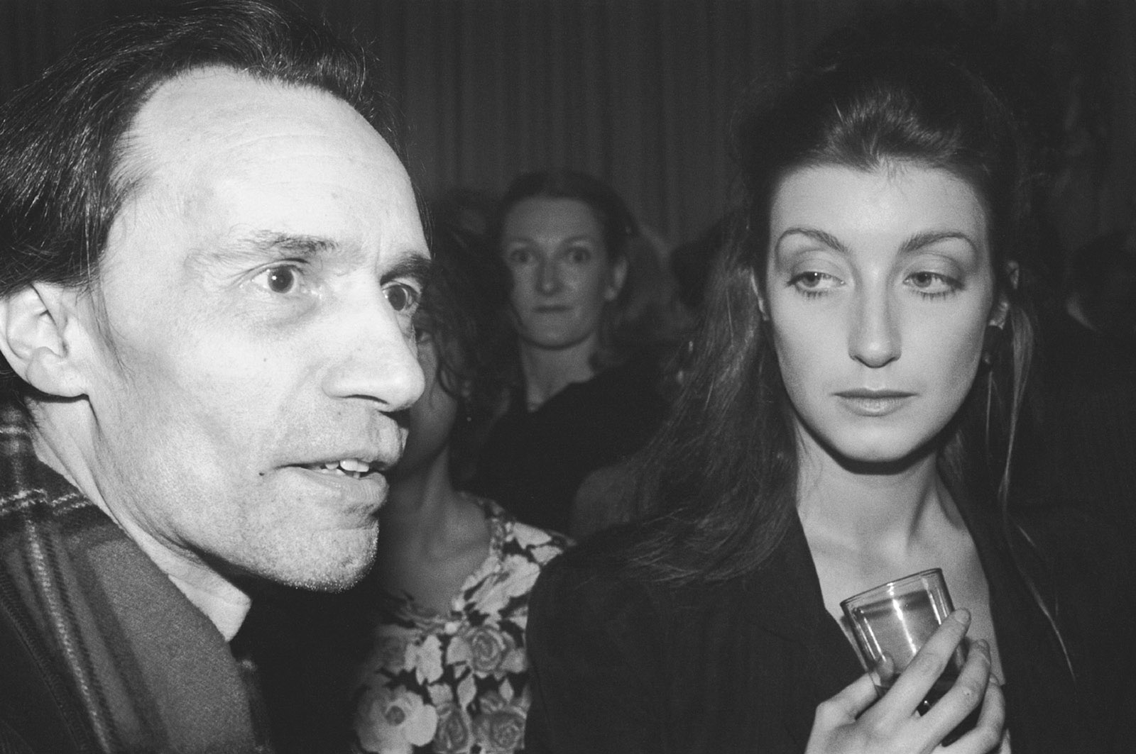 Jacques Rivette and Pascale Ogier, who starred with her mother, Bulle Ogier, in Rivette’s film Le Pont du Nord, New York City, 1981
