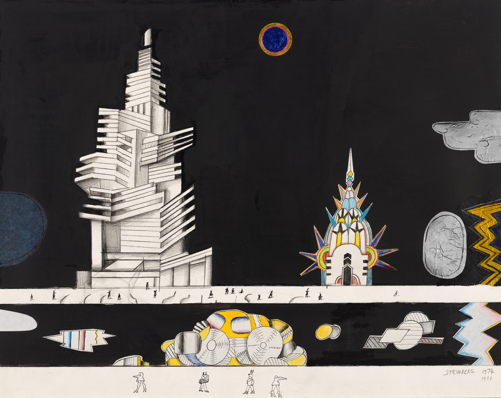 Saul Steinberg: New York Moonlight, 1974-1981