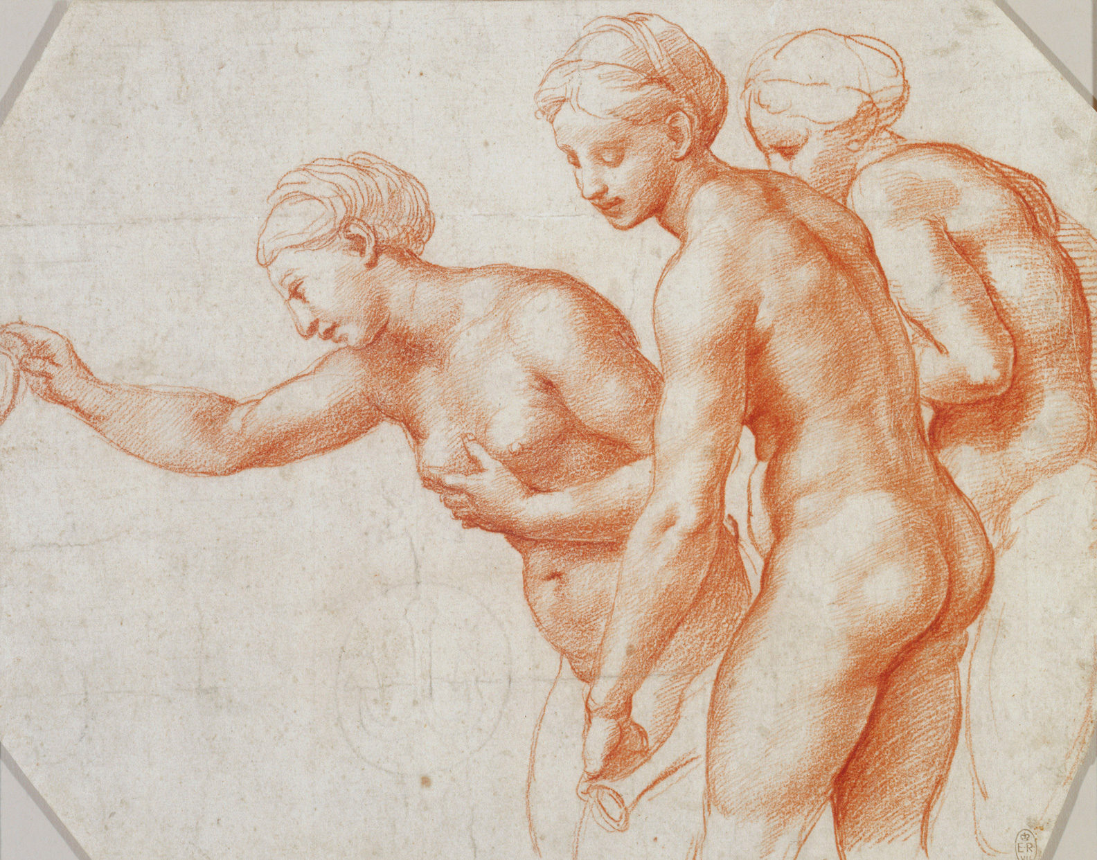 Raphael: Study for the Three Graces, 1517–1518 