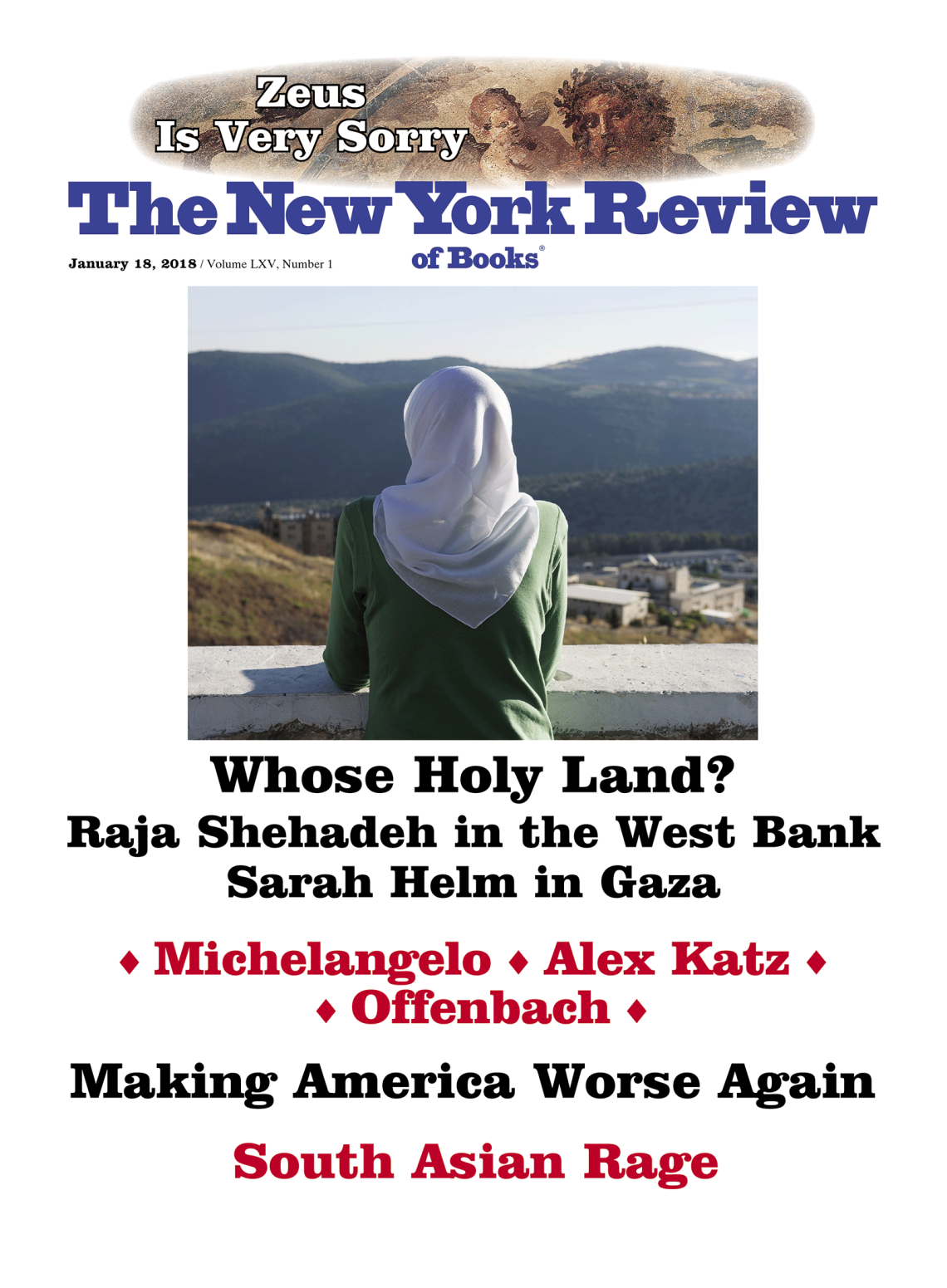 Image of the January 18, 2018 issue cover.
