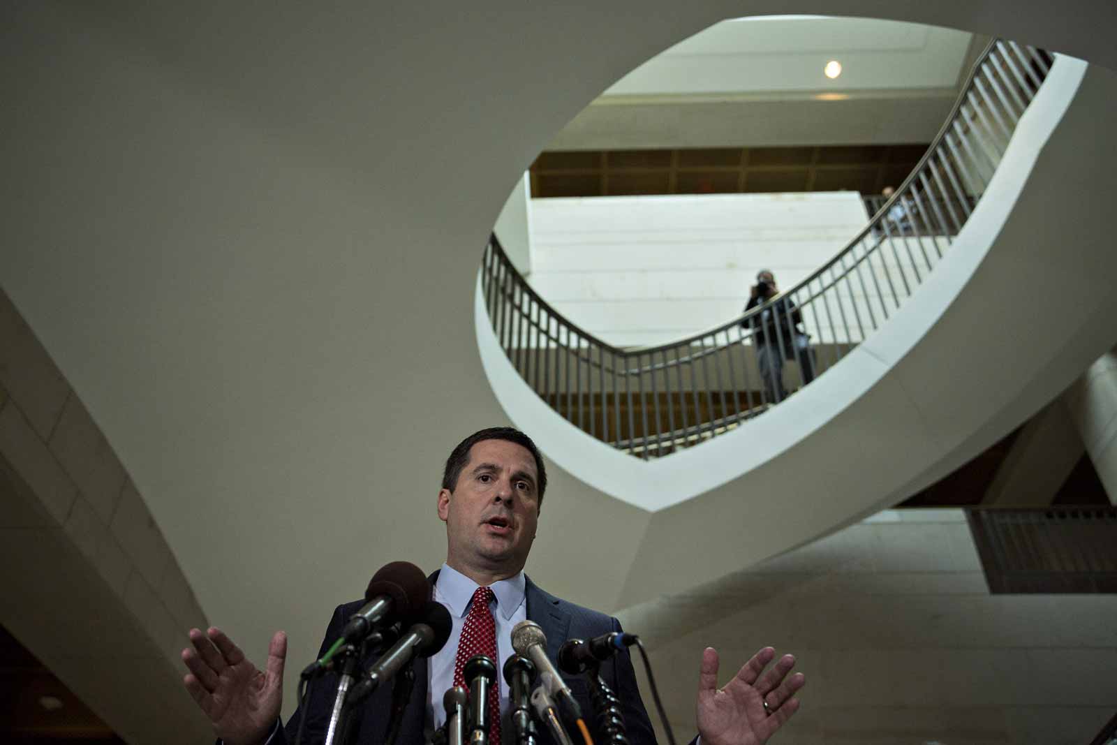 Devin Nunes, chairman of the House Intelligence Committee, at a news conference on Capitol Hill, Washington, D.C., February 27, 2017