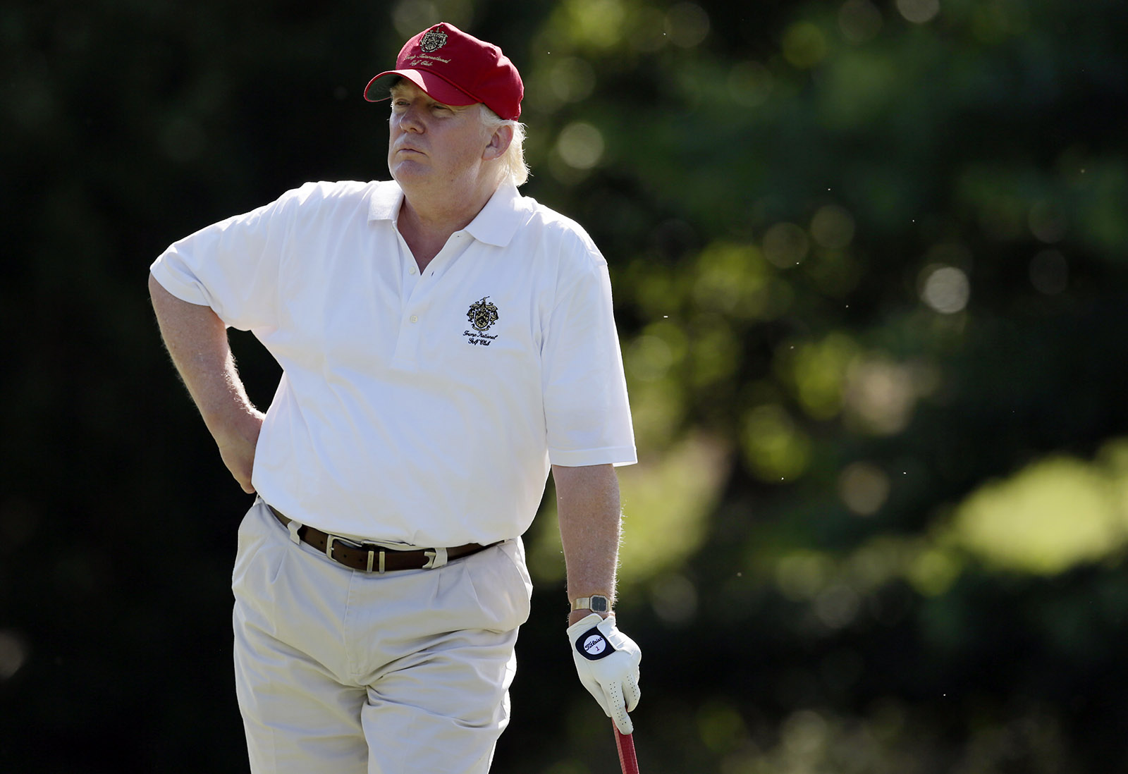 Donald Trump at the Congressional Country Club in Bethesda, Maryland, 2012
