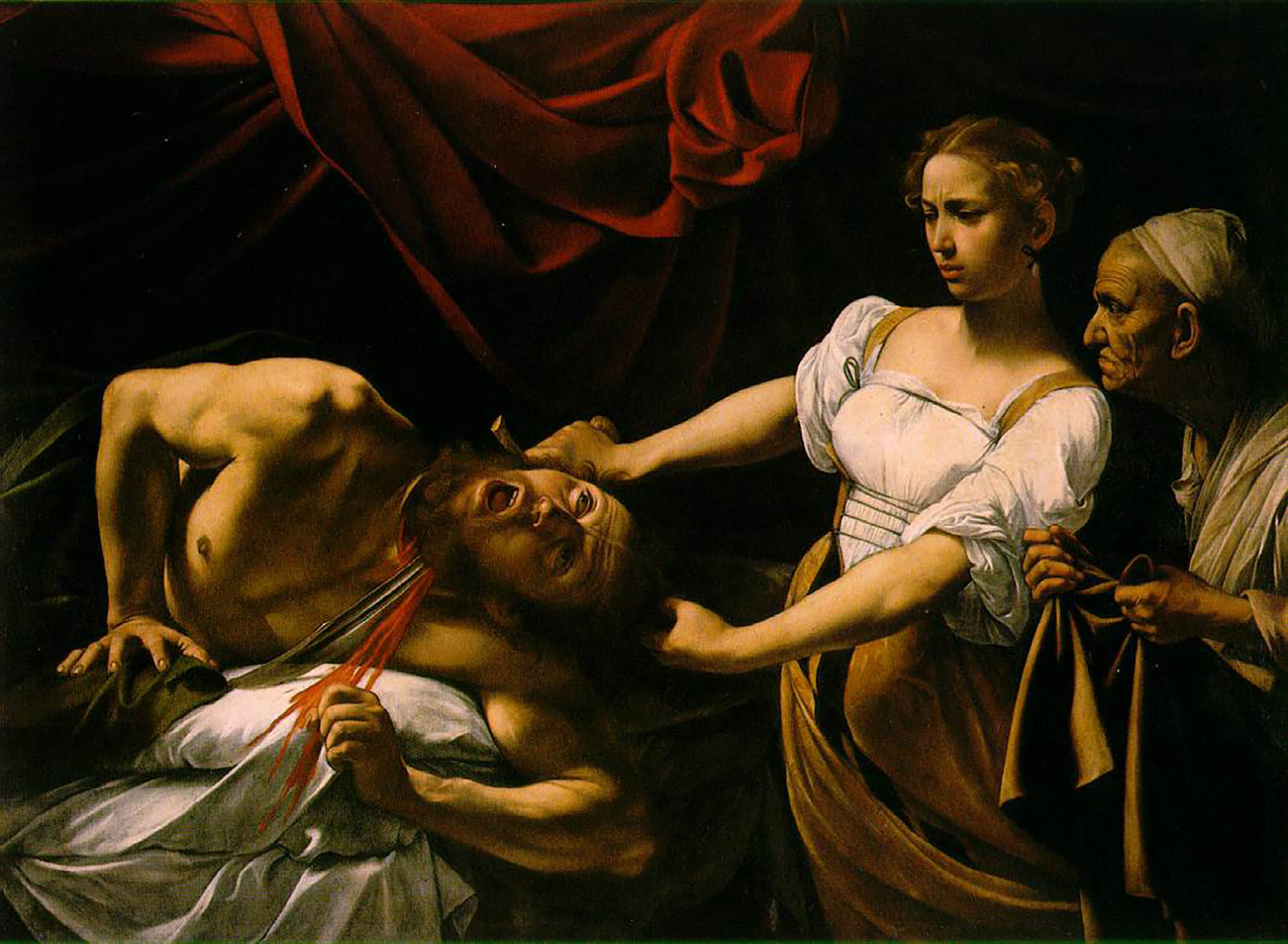 Caravaggio: Judith Beheading Holofernes, circa 1598–1599