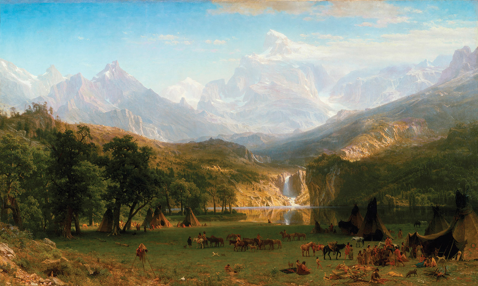 Albert Bierstadt: The Rocky Mountains, Lander’s Peak, 1863