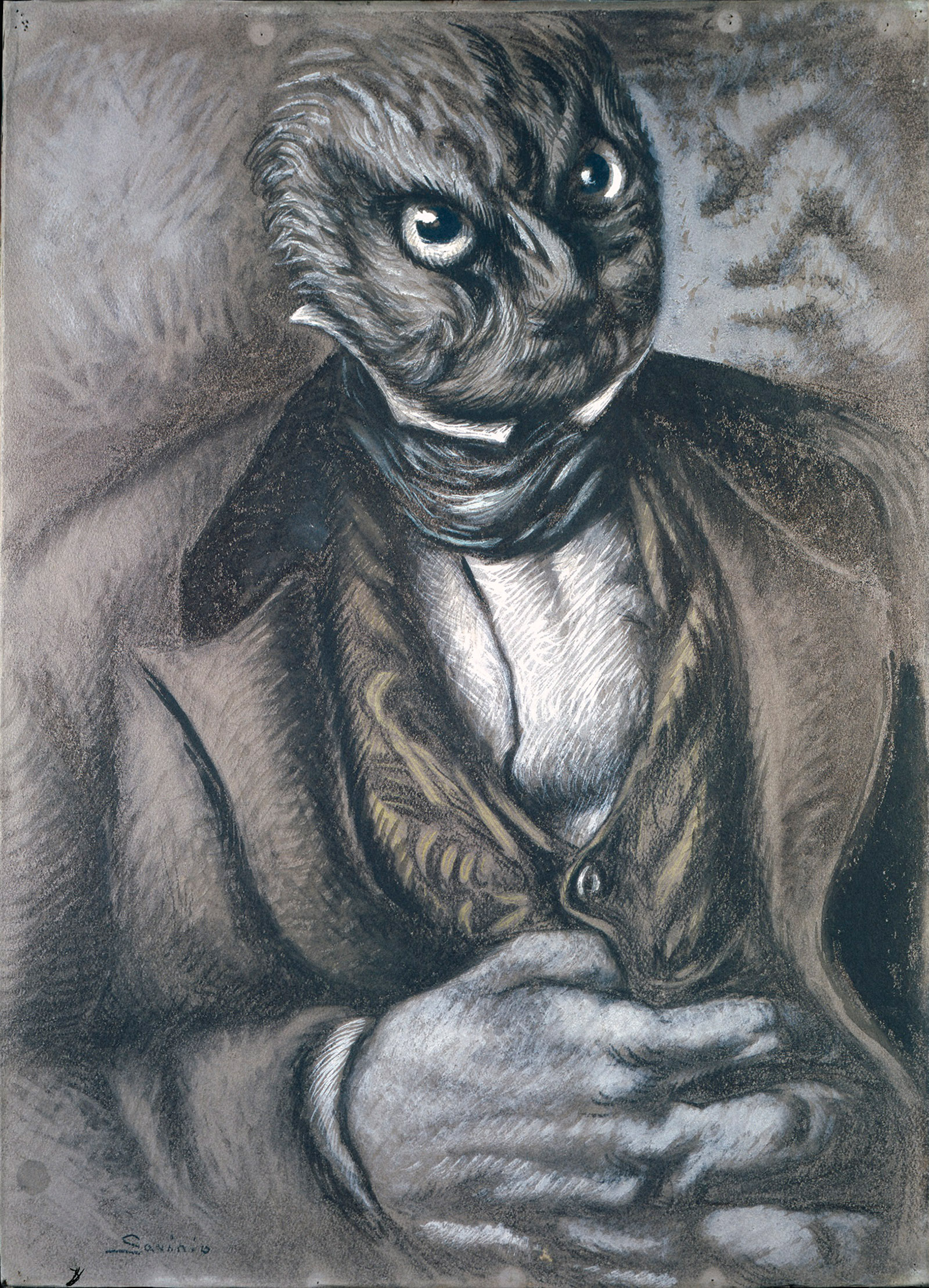 Alberto Savinio: Self-Portrait as an Owl, 1936