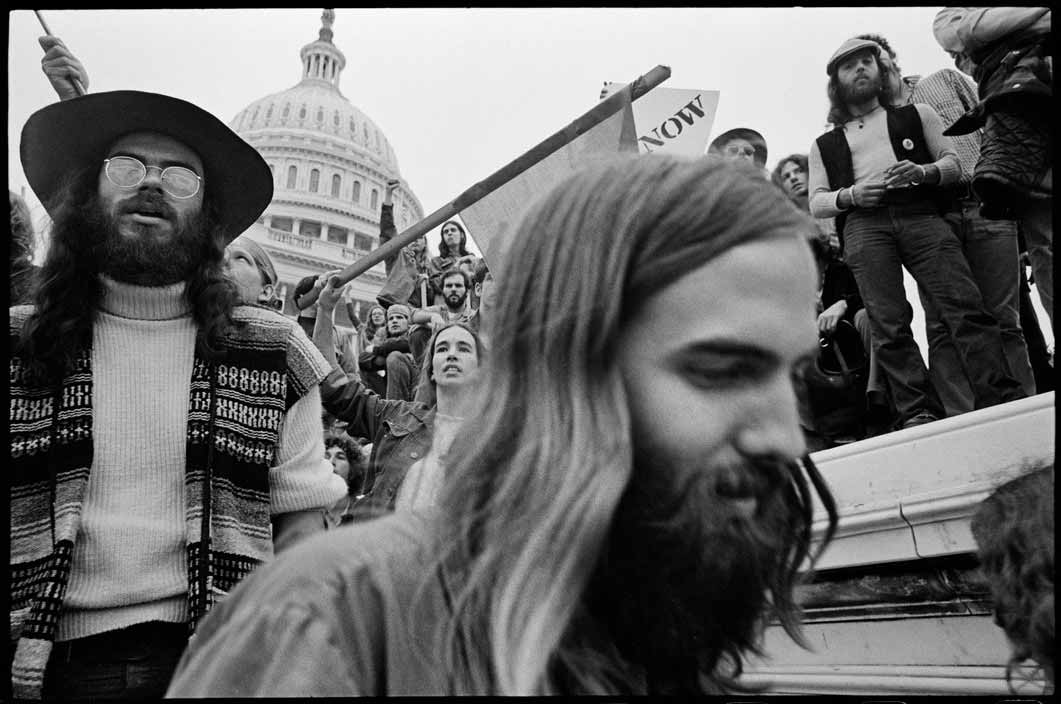 A demonstration against the Vietnam War, Washington, D.C., 1972