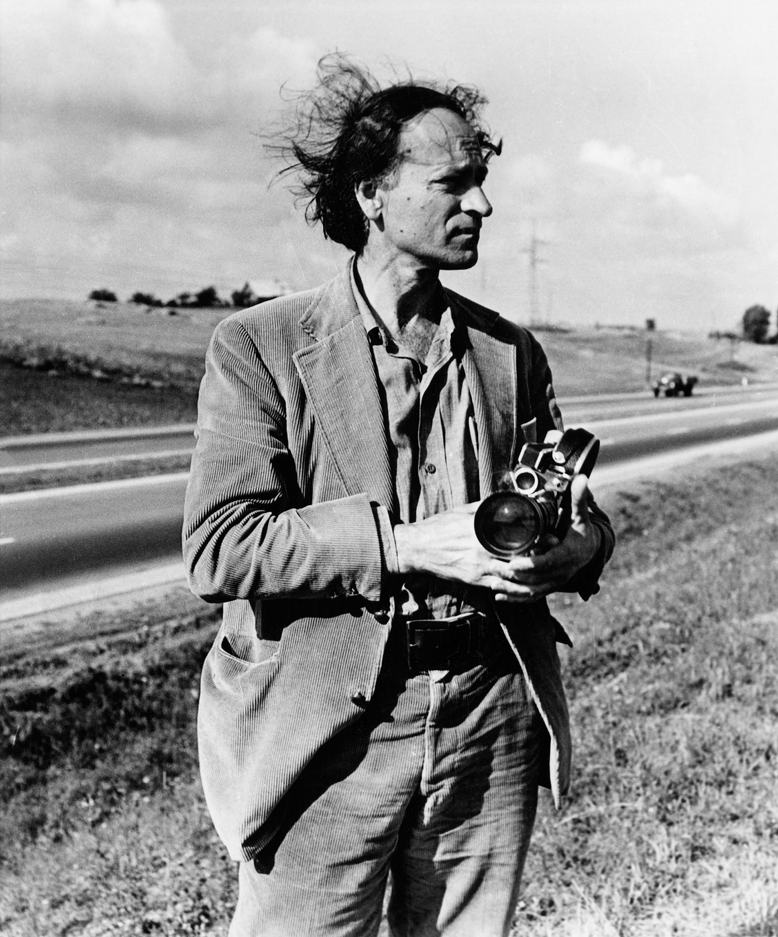 Jonas Mekas in Lithuania, 1971; photographs from A Dance with Fred Astaire