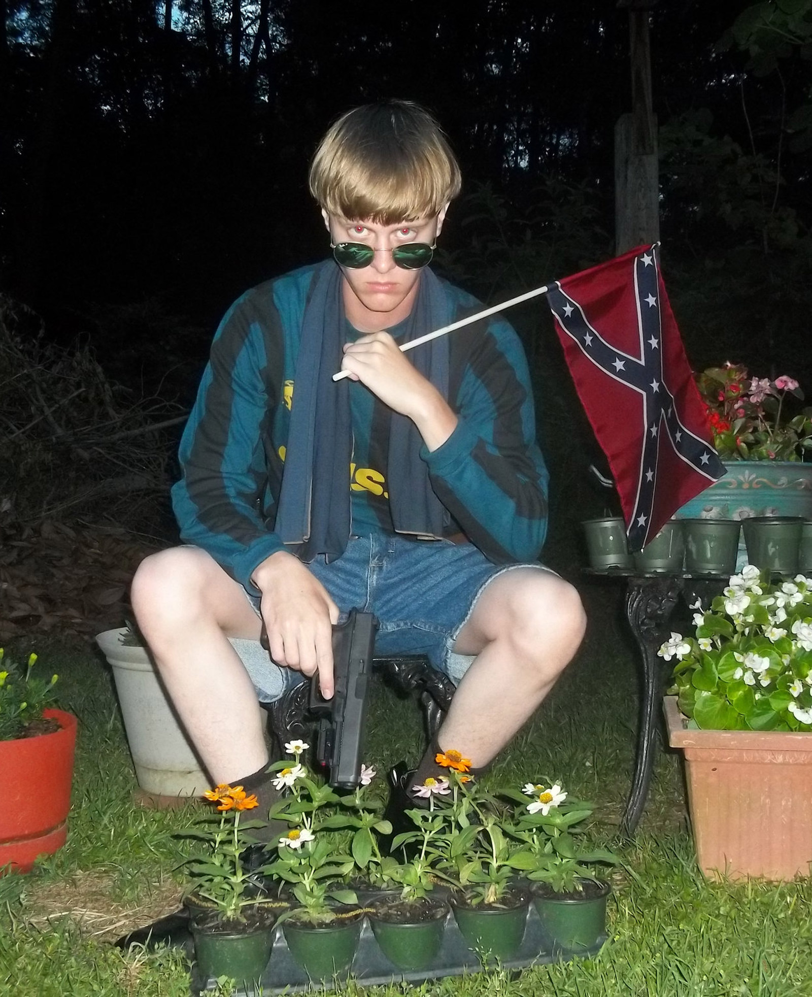 Dylann Roof, who shot and killed nine black people in a Charleston church i...