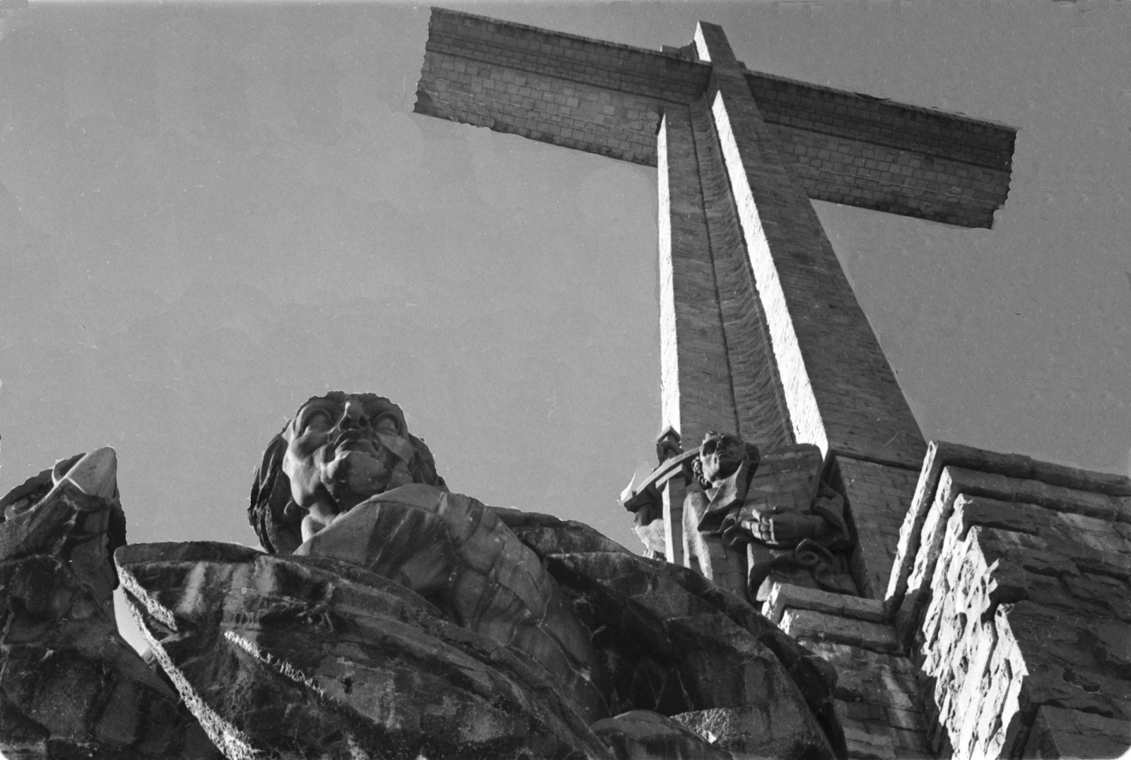 El Valle de los Caídos, the war memorial and mausoleum of General Franco built, in part, by Republican prisoners in the mountains near Madrid, Spain, 1976