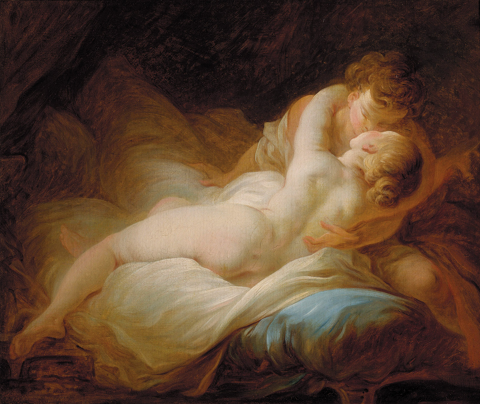 Jean-Honoré Fragonard: The Desired Moment, circa 1770