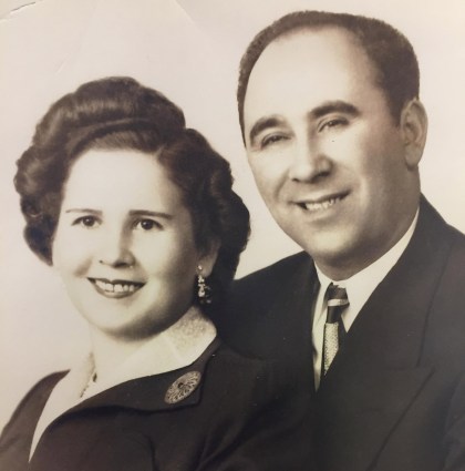 Helen and Leon Hershkowitz, Brooklyn, circa 1952