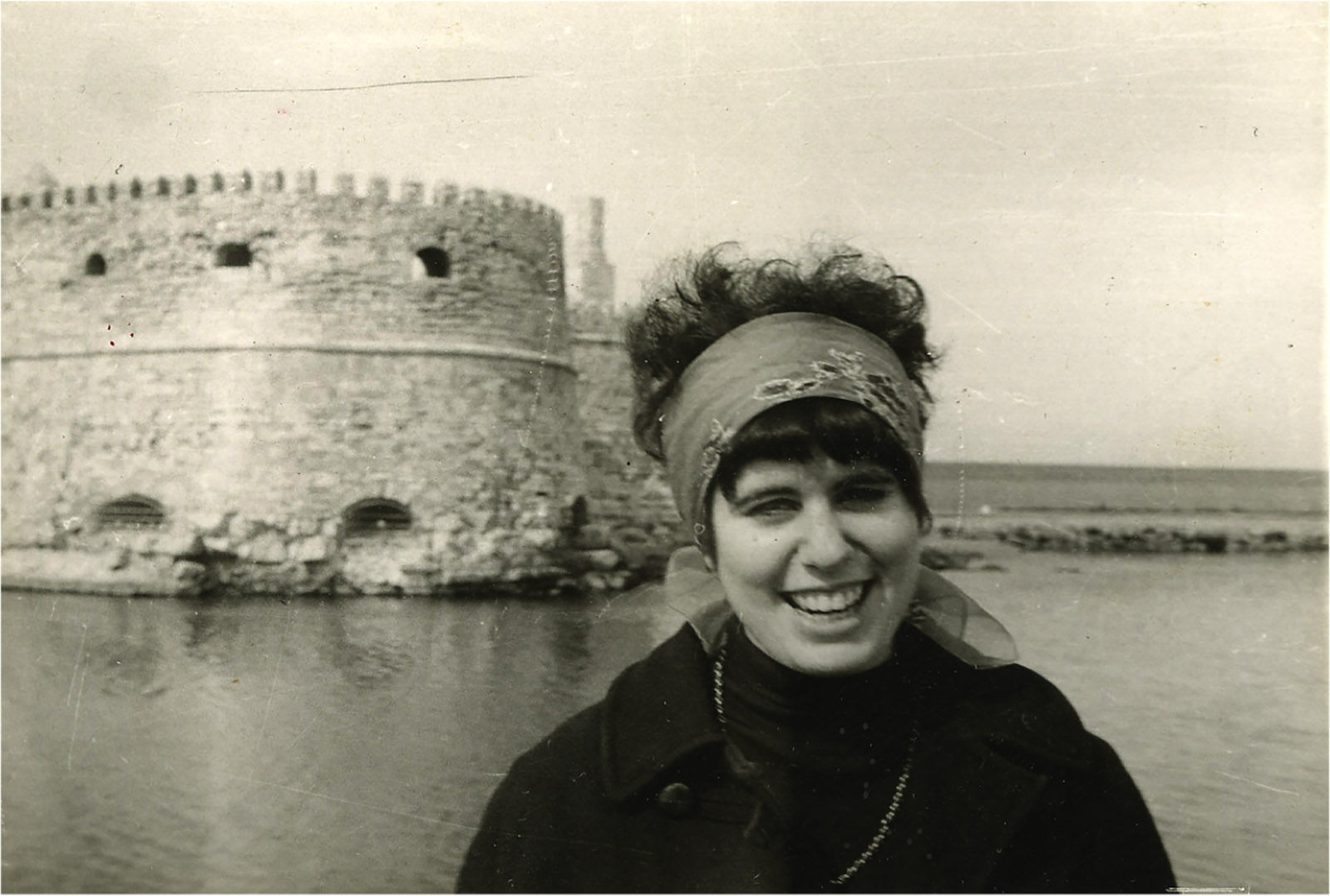 Andrea Dworkin in Heraklion, Crete, 1966