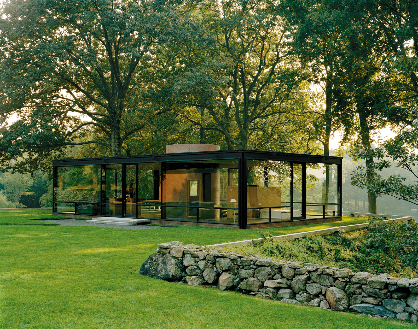 Philip Johnson’s Glass House, New Canaan, Connecticut