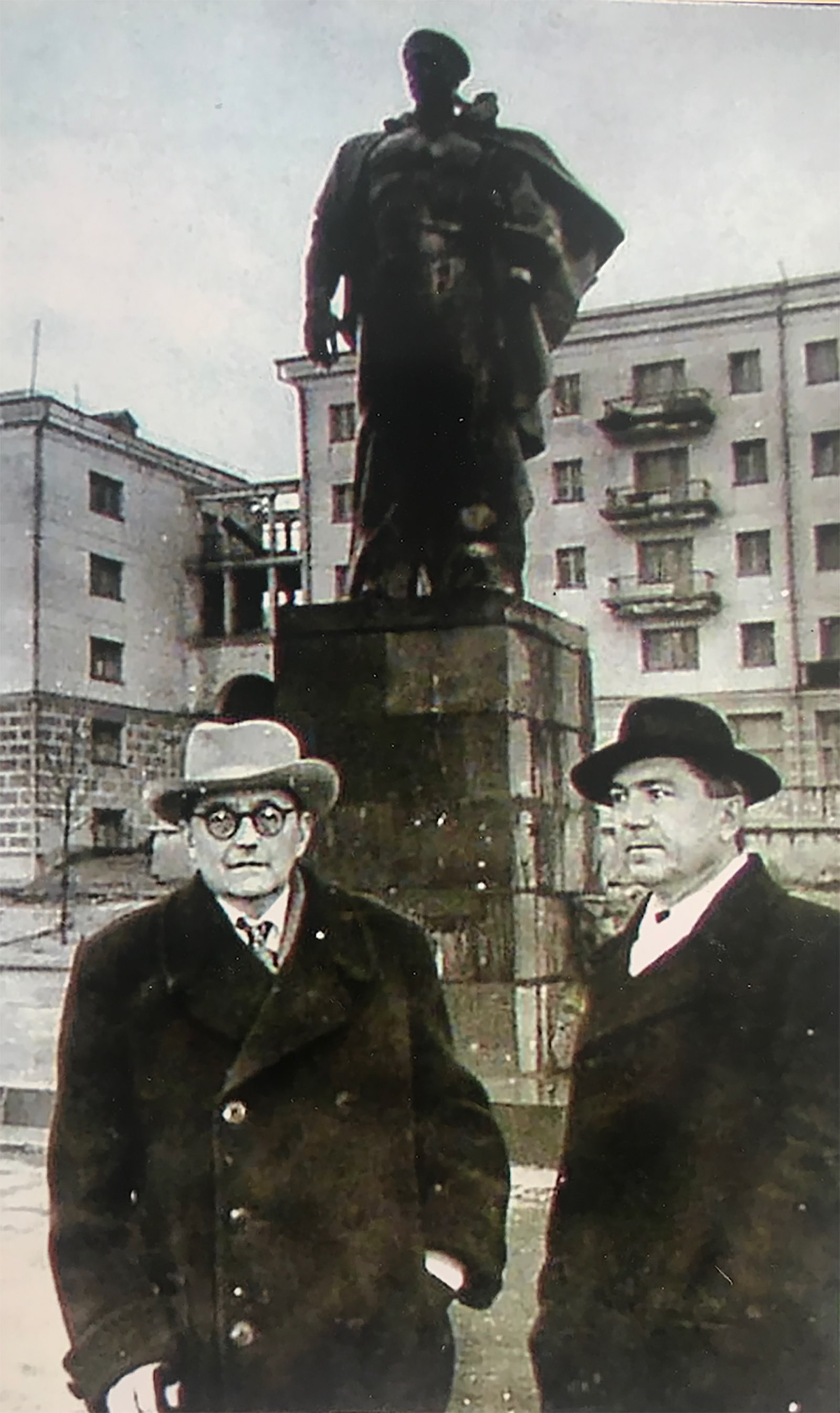Dmitri Shostakovich with Anatoly Alexandrov, the author’s grandfather, Novorossiysk, Russia, 1961