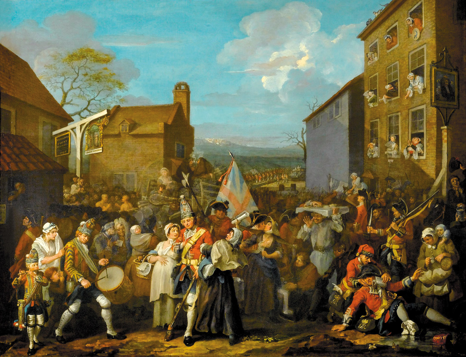 The March of the Guards to Finchley by William Hogarth