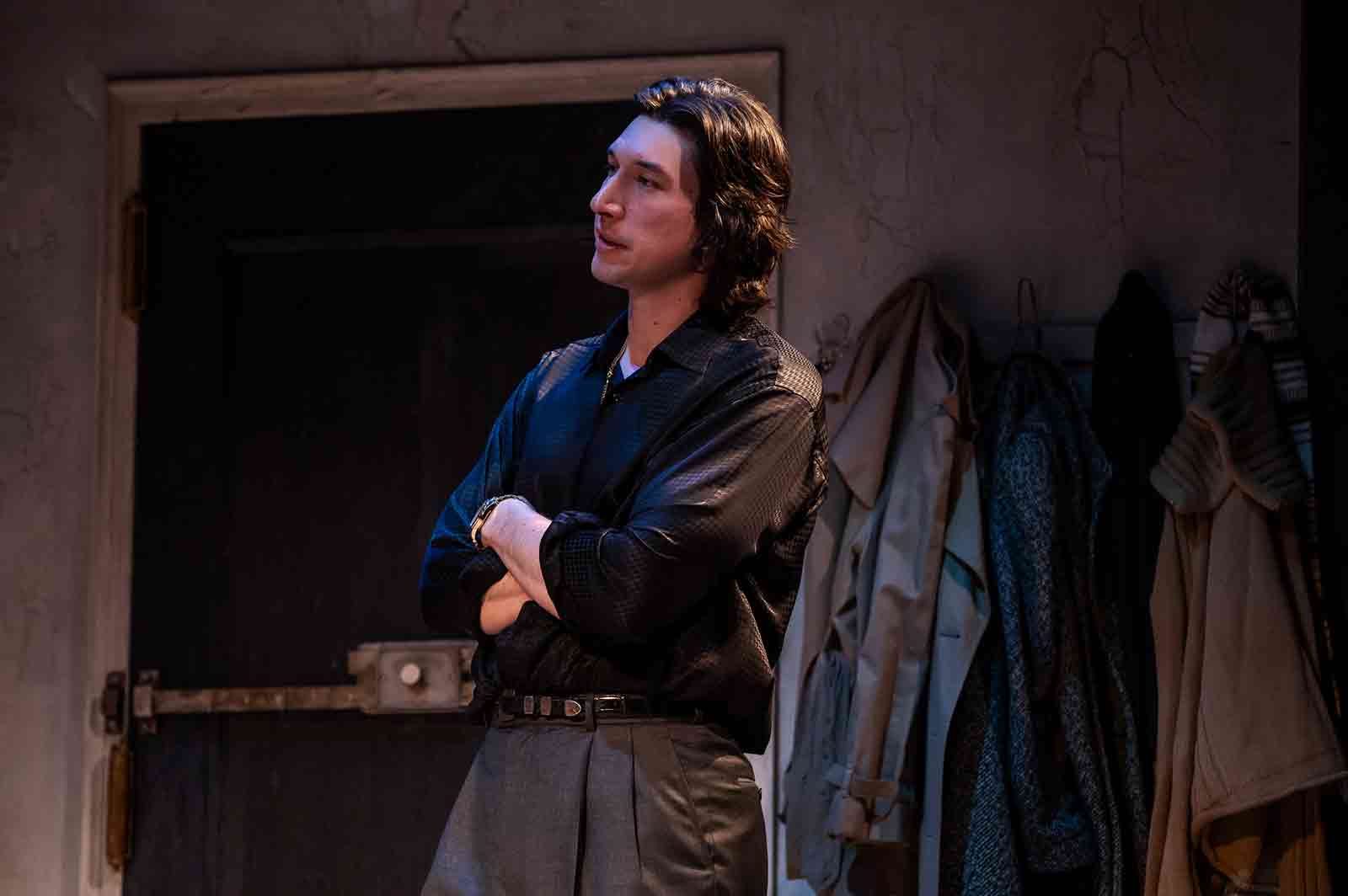 Adam Driver in Lanford Wilson's Burn This, Hudson Theatre, New York City, 2019