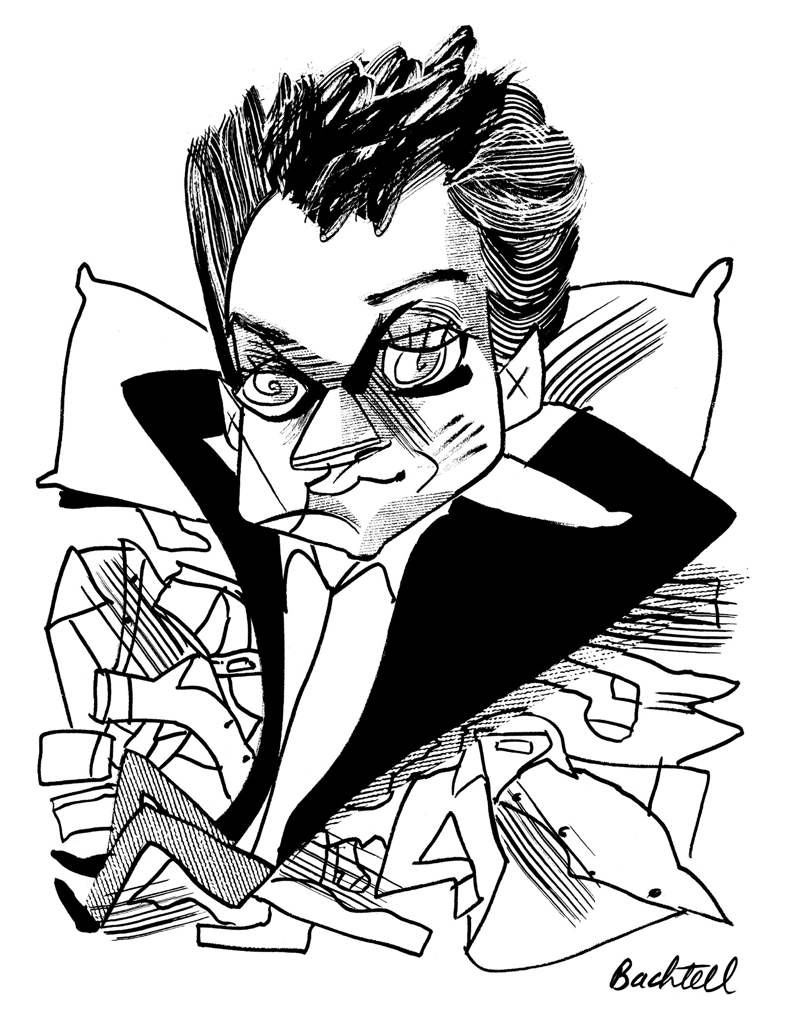 Michael Hofmann; drawing by Tom Bachtell