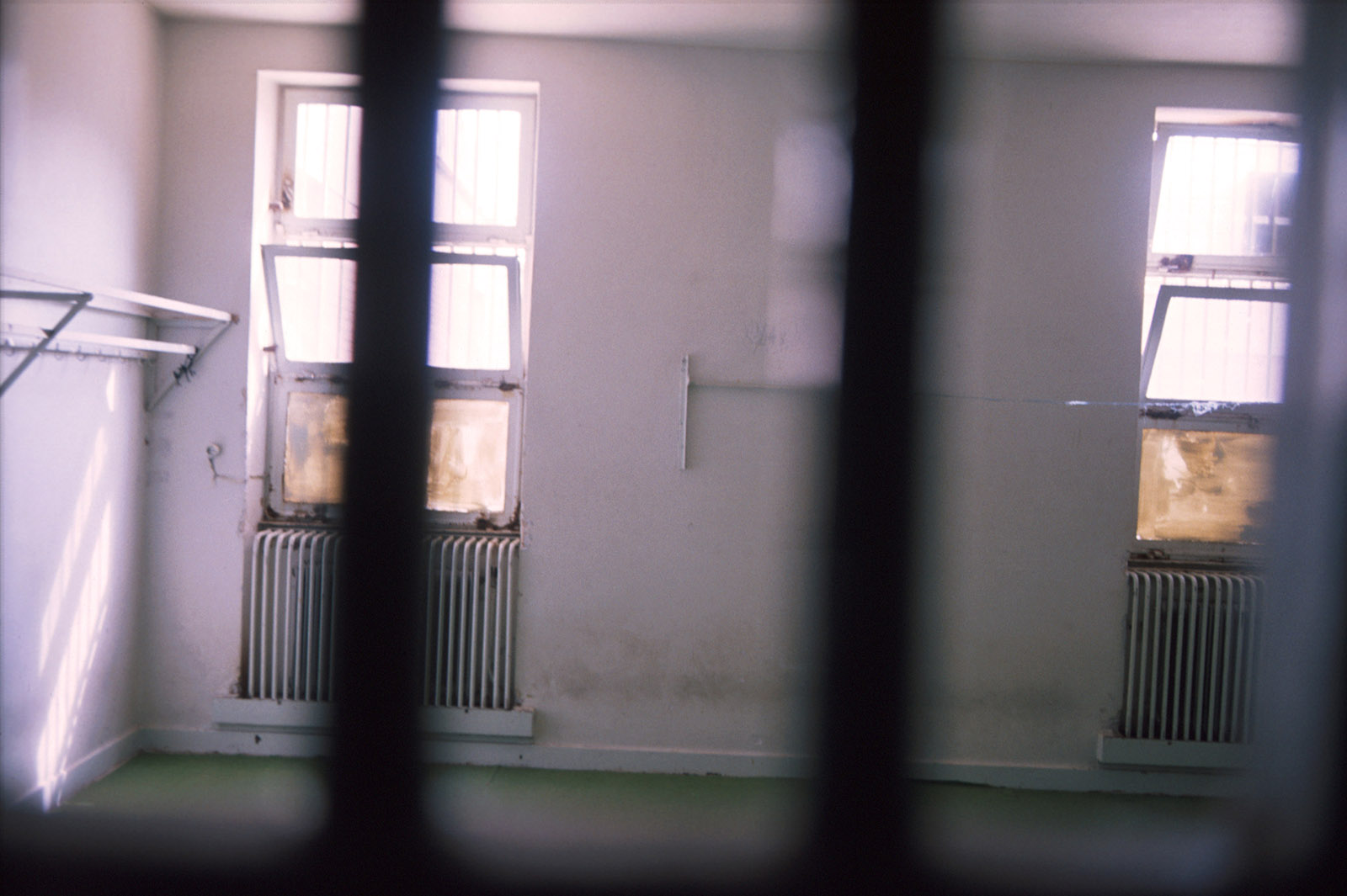 A cell at Evin Prison, Tehran, Iran, 1986