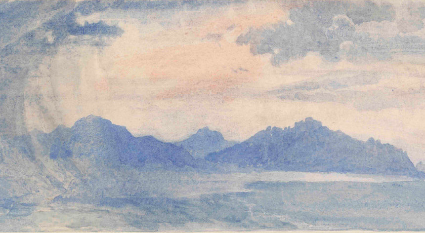 Lausanne (detail), attributed to John Ruskin, undated