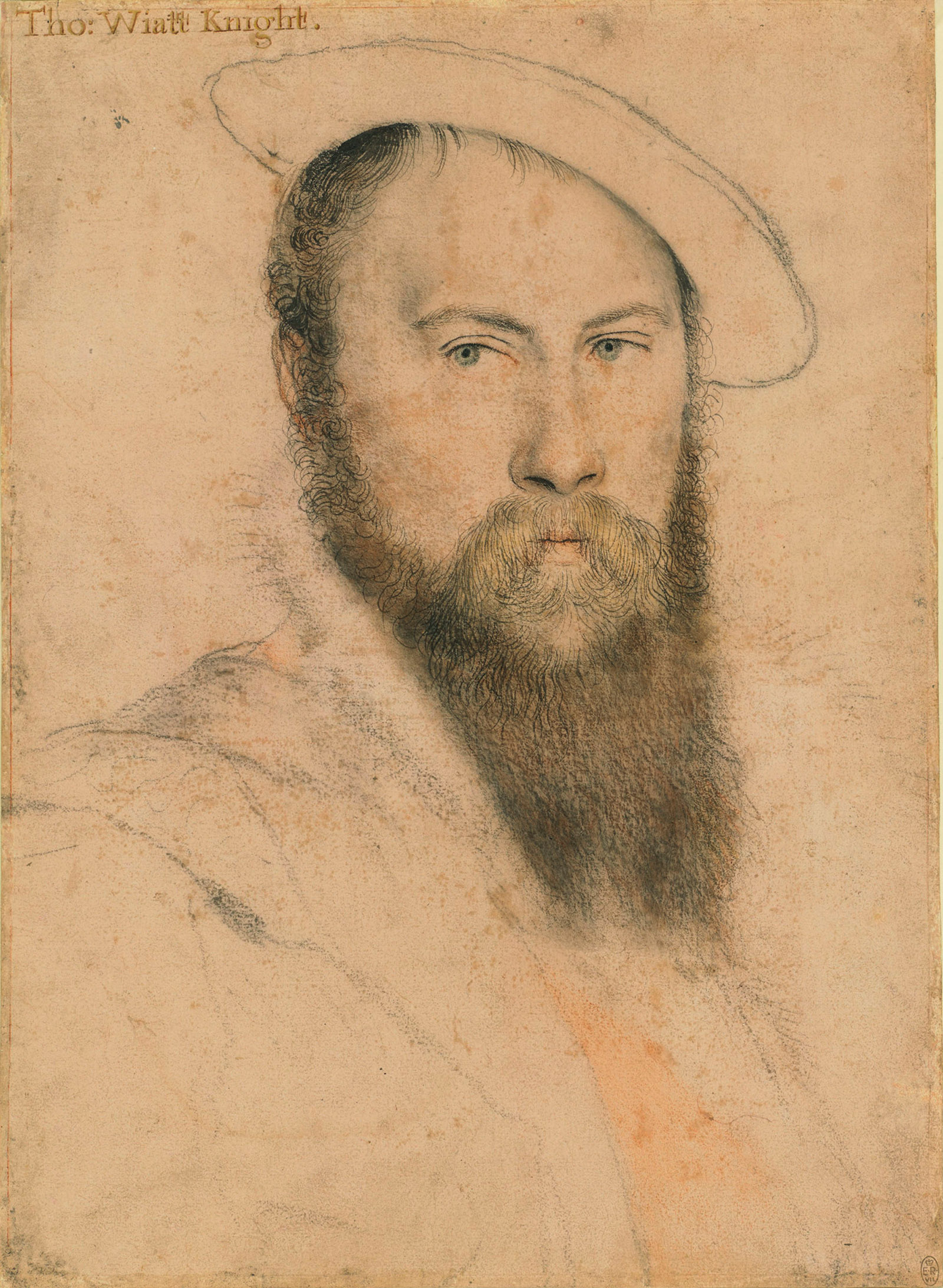 Thomas Wyatt; drawing by Hans Holbein the Younger, circa 1535