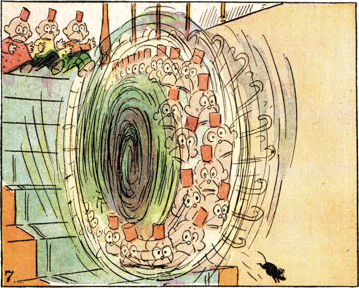 A panel from Happy Hooligan by Frederick Burr Opper
