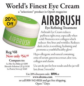 Ad for Airbrush Eye Refining Treatment