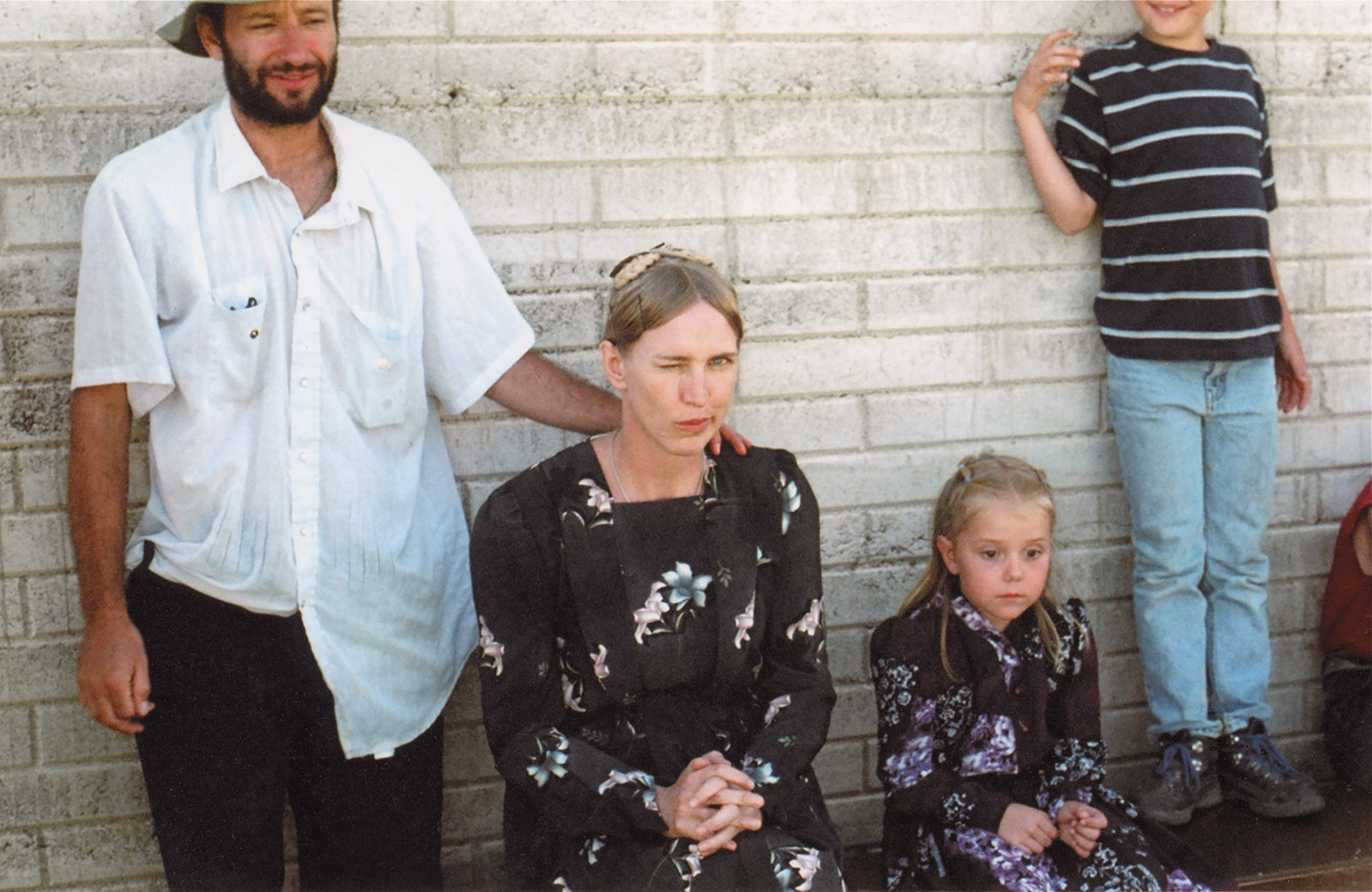 Miriam Toews in costume as the character Esther during the filming of Silent Light set in a Mennonite settlement in Chihuahua, Mexico, July 2006