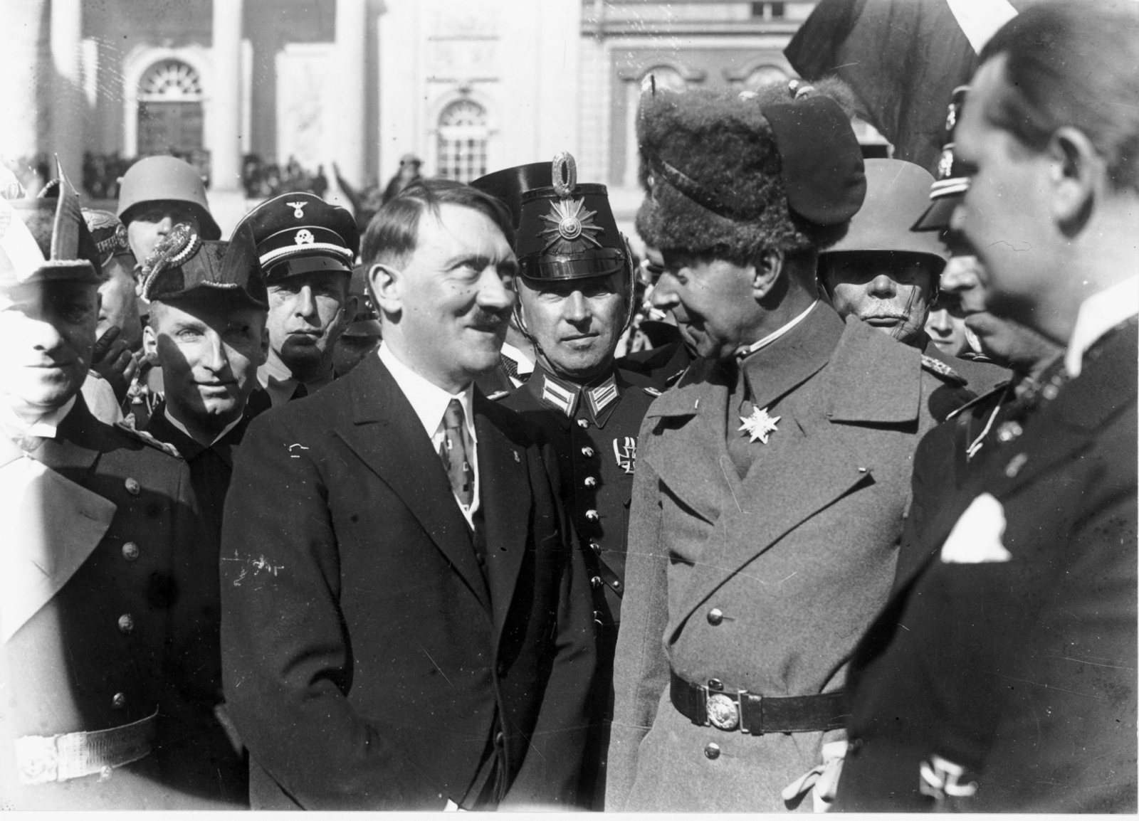 Adolf Hitler and ‘Crown Prince’ Wilhelm during the Day of Potsdam celebrations, Potsdam, Germany, March 21, 1933