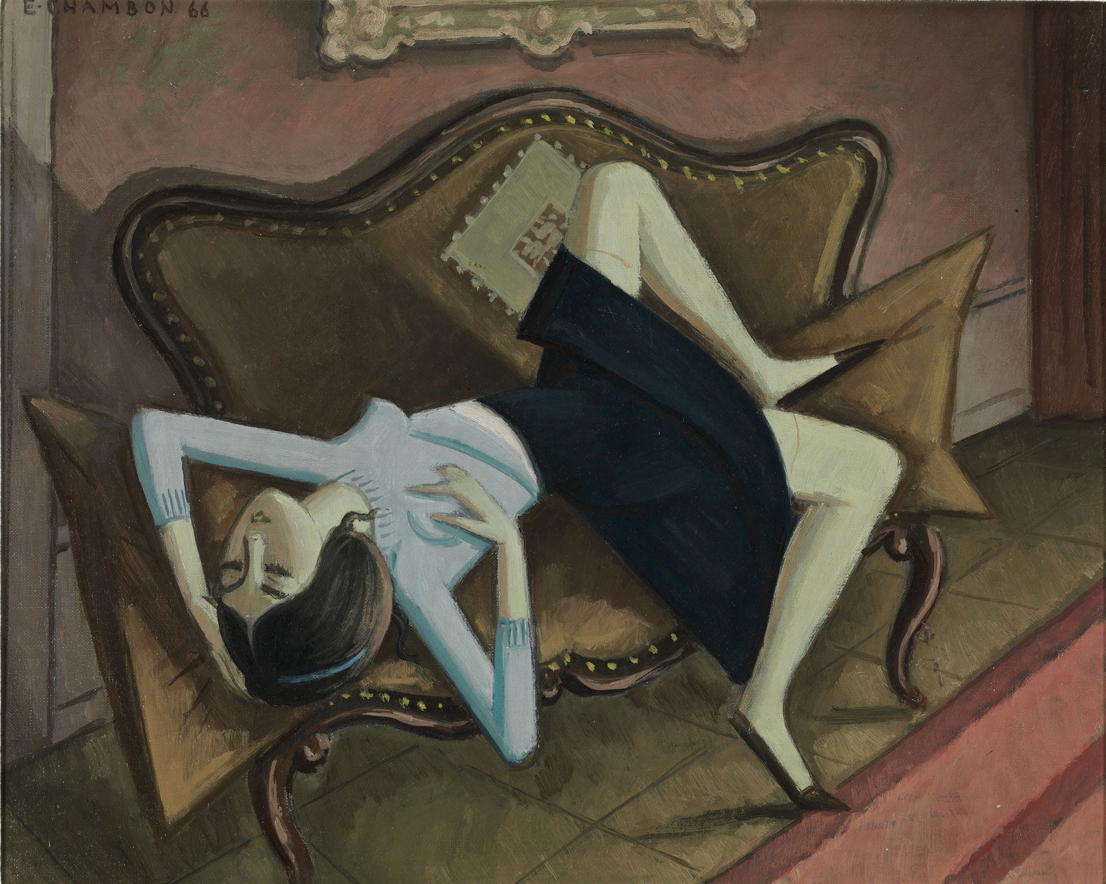 Émile François Chambon: Sleeper on her back, 1966–1968