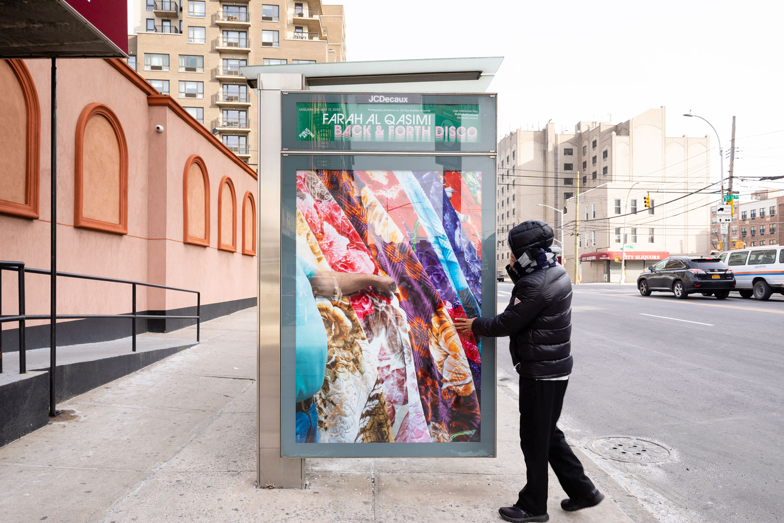 Farah Al Qasimi: Blanket Shop, 2019; 21st St between Astoria Blvd and 27th Rd, Queens