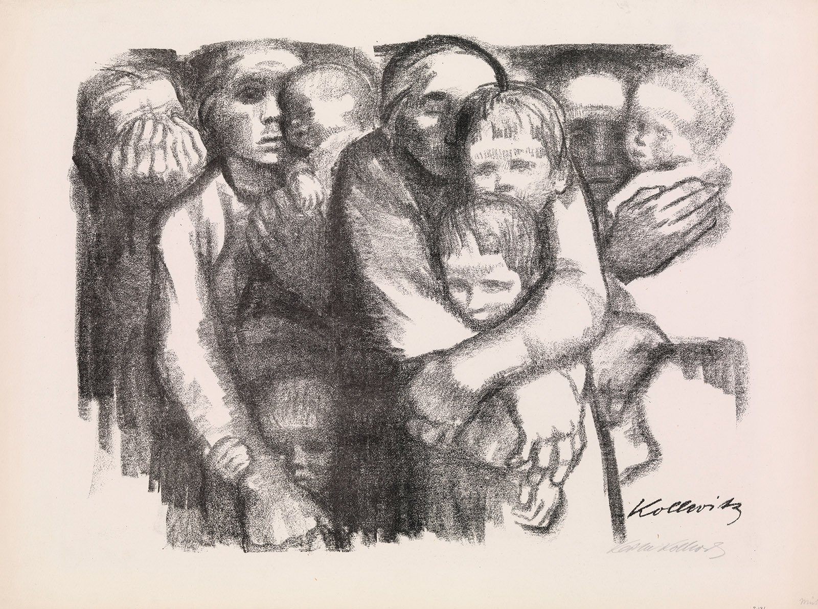 Käthe Kollwitz: Mothers, 1919